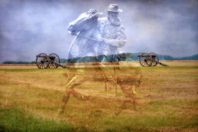 Green Grass - Ghosts of Gettysburg Longstreet by Randy Steele