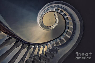 Lovely Lavender - Gothic Staircase by Robert Alsop