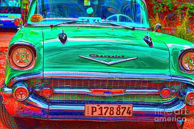 Scifi Portrait Collection - Green Chevy by Rick Bragan