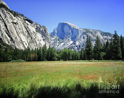 Audrey Hepburn - Half Dome from Ahwahnee Meadow - Yosemite by Bruce Lemons