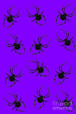 Grace Kelly - Halloween Spiders Creeping by Rachel Hannah