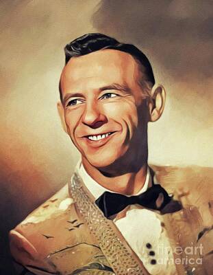 Music Painting Rights Managed Images - Hank Snow, Music Legend Royalty-Free Image by Esoterica Art Agency