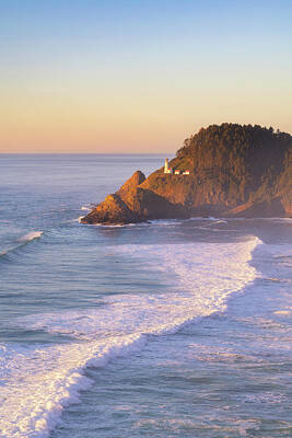 Royalty-Free and Rights-Managed Images - Heceta Light by Darren White