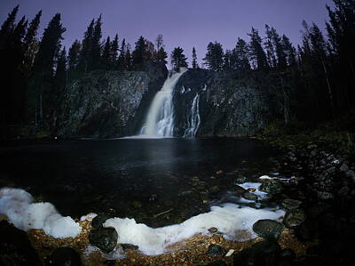 Jouko Lehto Rights Managed Images - Hepokongas waterfall Royalty-Free Image by Jouko Lehto