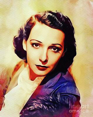 Moody Trees - Hester Dean, Vintage Actress by Esoterica Art Agency