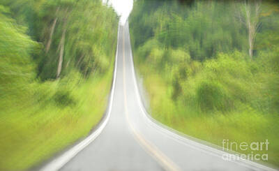 Aloha For Days - Highway in motion blur  by Sarun T