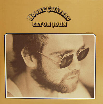 Music Mixed Media - Honky Chateau - Elton John by Robert VanDerWal