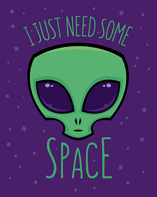 Royalty-Free and Rights-Managed Images - I Just Need Some Space Alien by John Schwegel