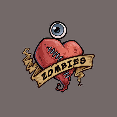 Royalty-Free and Rights-Managed Images - I Love Zombies by John Schwegel