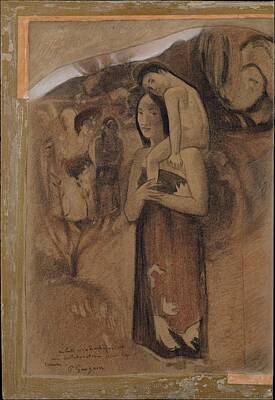 Keg Patents - Ia Orana Maria Hail Mary 1893 95 by Paul Gauguin
