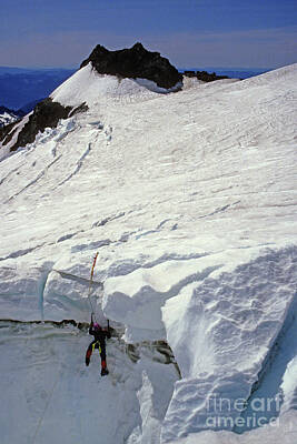 Thomas Moran Royalty Free Images - Ice Climbing Royalty-Free Image by Bernd Billmayer