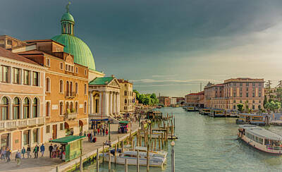 Nothing But Numbers Royalty Free Images - Idyllic Morning in Venice Royalty-Free Image by Marcy Wielfaert