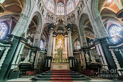 Shaken Or Stirred - Interior view of the Saint Bavos Cathedral by Chon Kit Leong