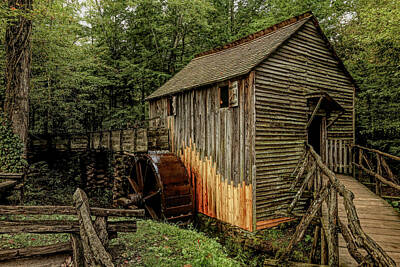 Stacks Of Books - John P. Cable Grist Mill 1 by Judy Vincent