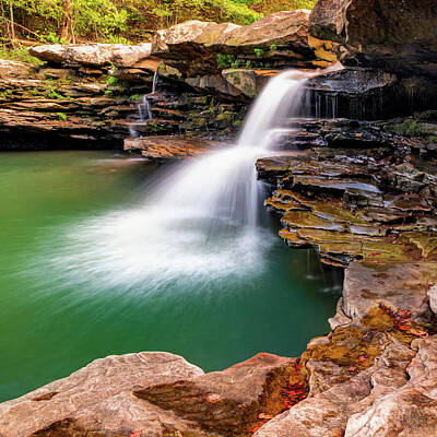 Mountain Photos - Kings River Falls - Arkansas Waterfall by Gregory Ballos