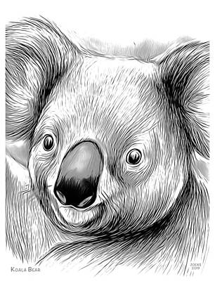 Mammals Mixed Media - Koala Bear Mixed Media by Greg Joens