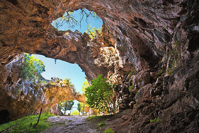 Aromatherapy Oils - Korcula. Vela spilja cave in Vela Luka on Korcula island view by Brch Photography