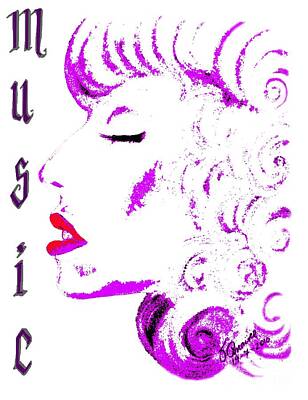 Studio Grafika Patterns - Lady Gaga Poster by O