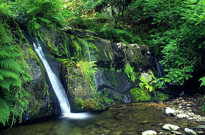 Thomas Kinkade - Little Welsh waterfall by Seeables Visual Arts