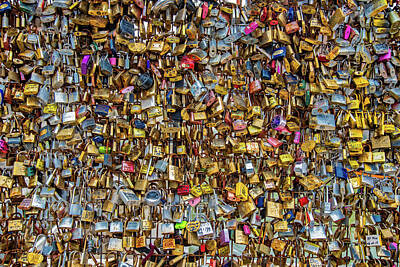 Abstract Photos - Locks of Love for Paris by Darren White