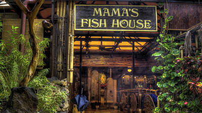 Animals Photo Rights Managed Images - Mamas Fish House Maui Royalty-Free Image by Joe  Palermo