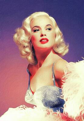 Wilderness Camping Rights Managed Images - Mamie Van Doren, Vintage Actress Royalty-Free Image by Esoterica Art Agency