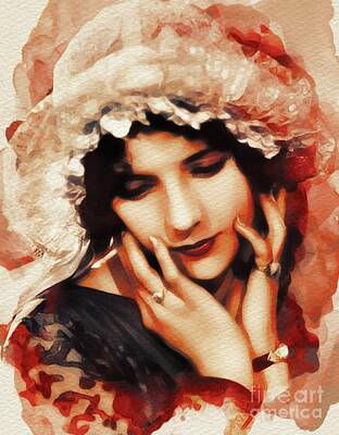 Actors Royalty-Free and Rights-Managed Images - Marceline Day, Vintage Actress by Esoterica Art Agency