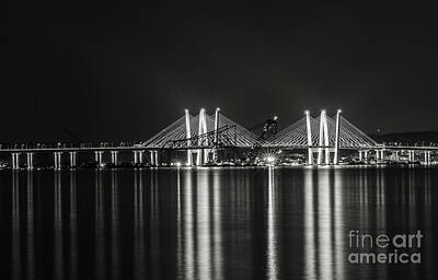 Sweet Tooth Royalty Free Images - Mario M. Cuomo Bridge BW Royalty-Free Image by Reynaldo BRIGANTTY