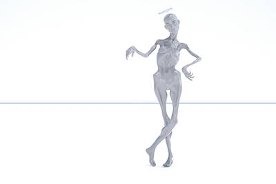 Nudes Digital Art - The Beautiful Lisa Pose 001 by Betsy Knapp