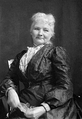 Portraits Royalty-Free and Rights-Managed Images - Mother Jones Portrait - 1902 by War Is Hell Store