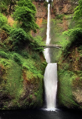 Rose Rights Managed Images - Multnomah Falls Royalty-Free Image by Maria Coulson