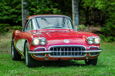 Staff Picks Rosemary Obrien Rights Managed Images - My 1960 Corvette #02 Royalty-Free Image by Ken Morris