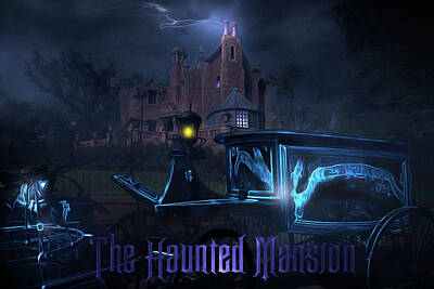 Mark Andrew Thomas Rights Managed Images - Mysteries of the Haunted Mansion Royalty-Free Image by Mark Andrew Thomas