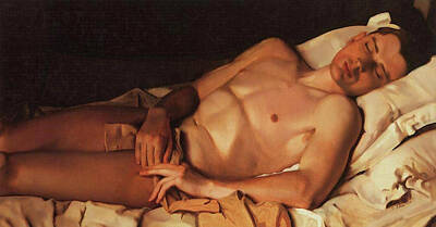 Cities Rights Managed Images - Naked Young Man - B. Snezhkovsky Royalty-Free Image by Konstantin Somov