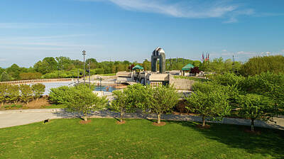 Whimsical Flowers - National D-Day Memorial 3 by Star City SkyCams