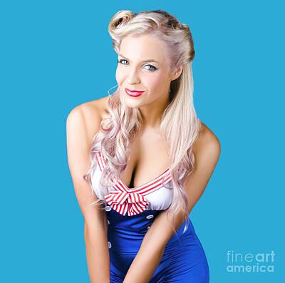 Discover Inventions - Navy pinup woman by Jorgo Photography