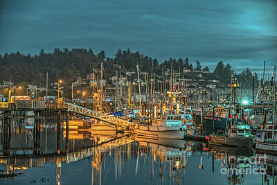 Sean Test - Newport Oregon Waterfront by Craig Leaper