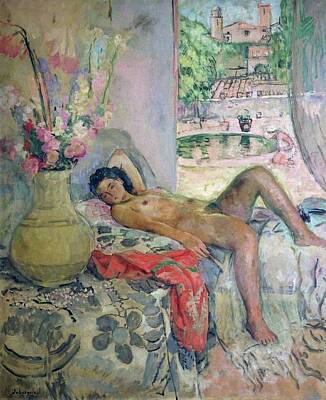 Nudes Royalty-Free and Rights-Managed Images - Nude 03 by Henri Lebasque