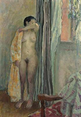 Nudes Royalty-Free and Rights-Managed Images - Nude after Bathing, 1923-25 by Henri Lebasque