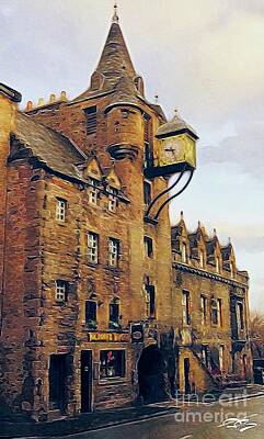 Easter Egg Hunt Royalty Free Images - Old Tolbooth Canongate  Royalty-Free Image by Douglas Brown