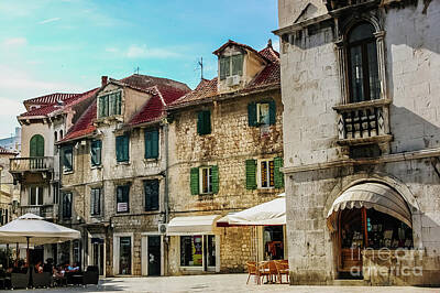 New Yorker Magazine Covers - Old town of Split, medieval city  by Joaquin Corbalan