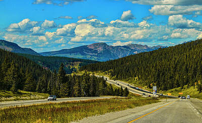 Beaches And Waves - On the Road to Vail Colorado by Ola Allen