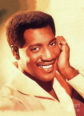 Jazz Royalty-Free and Rights-Managed Images - Otis Redding, Music Legend by Esoterica Art Agency