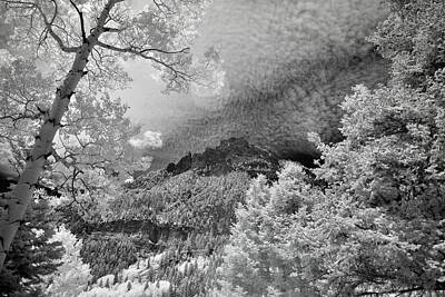Chris Walter Rock N Roll Royalty Free Images - Ouray Mountains, Colorado in Infrared Royalty-Free Image by Sean Gautreaux