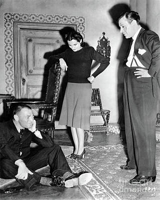 City Scenes Royalty-Free and Rights-Managed Images - Peter Lorre Brenda Marshall George Raft 1942 by Sad Hill - Bizarre Los Angeles Archive
