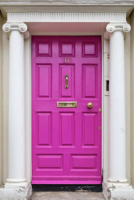 Royalty-Free and Rights-Managed Images - Pink Dublin Door by Georgia Clare