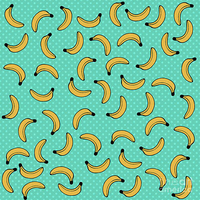 Game Of Thrones Rights Managed Images - Pop Art Banana pattern Royalty-Free Image by Valentina Hramov