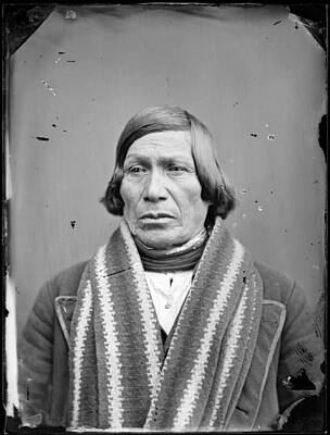 Portraits Royalty-Free and Rights-Managed Images - portrait of an Indigenous man by Celestial Images
