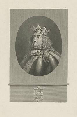 Portraits Rights Managed Images - Portrait of Philip the Fair, Jan Frederik Christiaan Reckleben, 1847 - 1849 Royalty-Free Image by Celestial Images