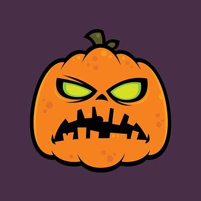 Royalty-Free and Rights-Managed Images - Pumpkin Zombie by John Schwegel
